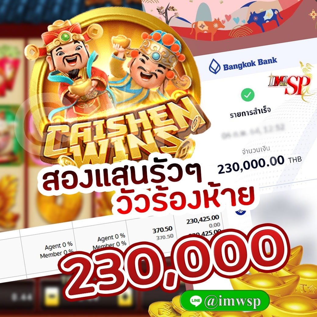 สลิปโอนเงิน 230,000 บาท